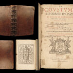 1620 Customs of NORMANDY France Civil LAW Rouen Caen French FOLIO Berault