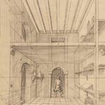 1625 Perspective ART Architecture Geometry Illustrated Dutch Hondius FOLIO Hague