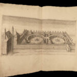 1625 Perspective ART Architecture Geometry Illustrated Dutch Hondius FOLIO Hague