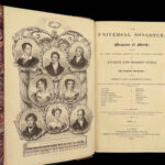 1828 George Cruikshank ART Poetry SONGS Lyrics Pope Byron 3v Universal Songster