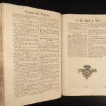 1766 ENORMOUS Bible Common Prayer Church of England Psalms Oxford Mark Baskett