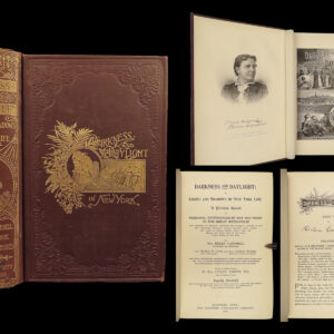 1895 New York City Life 1ed Darkness Daylight Campbell Illustrated Travel Crime