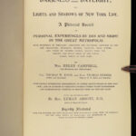 1895 New York City Life 1ed Darkness Daylight Campbell Illustrated Travel Crime