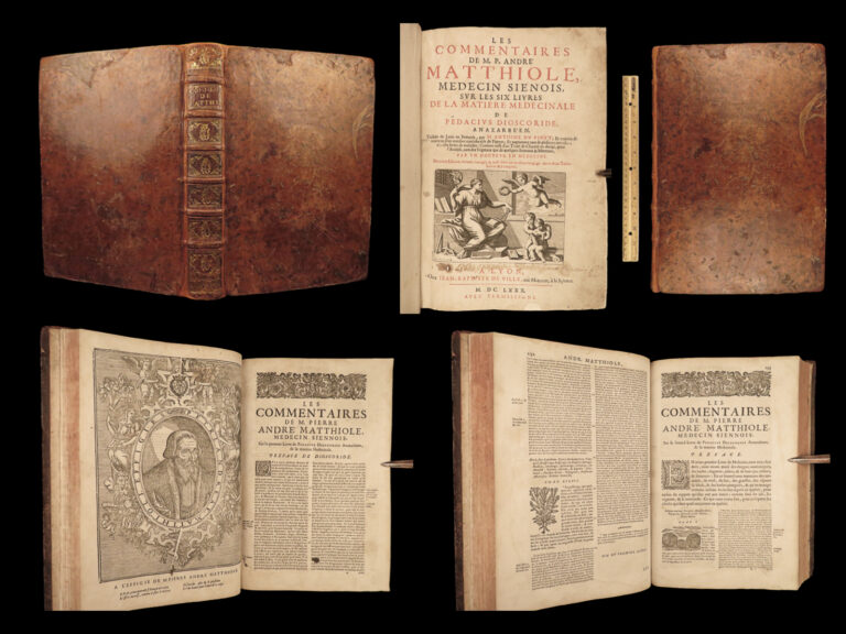 Image of 1680 Mattioli HERBAL Botany Medicine Pharmacy Dioscorides Kreuterbuch Drugs