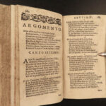 1681 VIRGIL Aeneid Roman Classical Literature Mythology Italian Carrara RARE