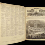 1865 Civil War & Abe LINCOLN Assassination Sherman March Illustrated London News