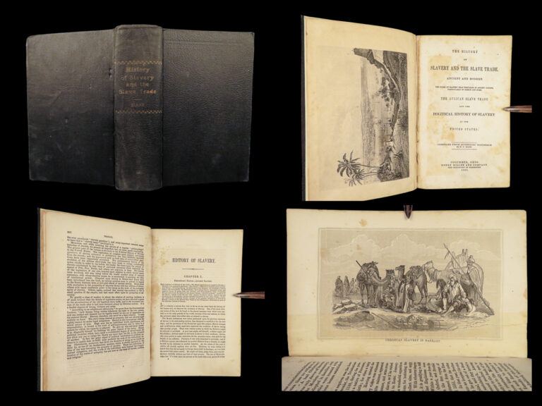 Image of 1863 Slavery SLAVE Trade in Africa Illustrated pre Civil WAR Blake History RARE