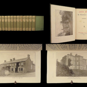 1924 bronte sisters jane eyre shirley villette wuthering heights illustrated 12v
