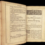 1650 RARE Civil War Cromwell 1ed Lockyer Olive Leaf Bible Nonconformist Puritan