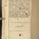 1650 RARE Civil War Cromwell 1ed Lockyer Olive Leaf Bible Nonconformist Puritan