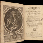 1760 Montecuccoli WAR Memoirs Thirty Years War Battles FORTS Ottoman Turks