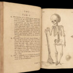 1763 SURGERY Cheselden Human Anatomy Medicine Skeleton Bones Illustrated English