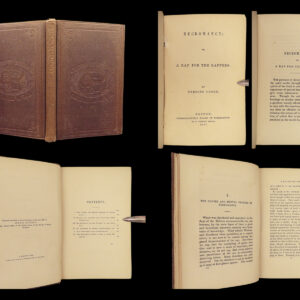 1857 Necromancy 1st ed DEMON Possession Mediums Spiritualism New England Cooke