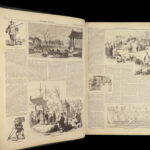 1857 Harper’s Weekly FIRST ISSUE 1ed SLAVERY China Voyages Mormons Railroad RARE
