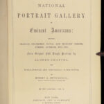 1862 Portrait Gallery Illustrated Lincoln Grant Bronte Dickens Washington 2v SET