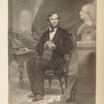 1862 Portrait Gallery Illustrated Lincoln Grant Bronte Dickens Washington 2v SET