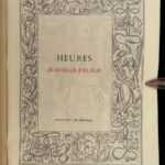 1875 STUNNING Catholic Book of Hours Illustrated Gusman & Queyroy ART Binding
