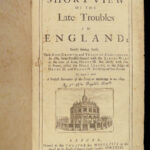 1681 English Civil WAR 1ed Dugdale Troubles England Barons Wars Religion Ireland