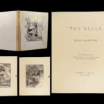 1881 Edgar Allen POE 1st ed The Bells Esoteric Occult Horror Literature Plates