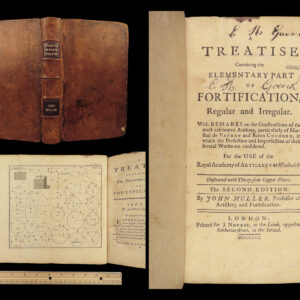 1756 Fortification FORTS Military Mathematics TOULON Fort J. Muller Illustrated