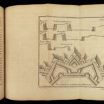 1756 Fortification FORTS Military Mathematics TOULON Fort J. Muller Illustrated