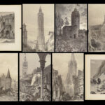 1876 Picturesque Europe Illustrated Scotland Spain Ireland ROME Ruins ALPS 2v