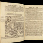 1575 JOSEPHUS Antiquities Jews Jewish War Bible Woodcuts Judaica Renaissance ART