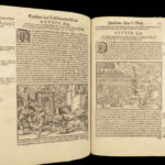 1575 JOSEPHUS Antiquities Jews Jewish War Bible Woodcuts Judaica Renaissance ART