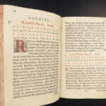1643 MARTYRS Martyrologium Romanum Pope Gregory XIII Catholic Breviary Bible