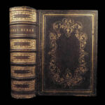 1860 ENORMOUS Imperial Family Holy BIBLE Psalms King James Blackie Illustrated