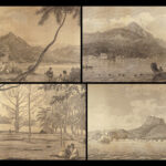 1829 POLYNESIA 1ed Missionary Ellis TAHITI South Pacific Hawaii Islands MAP 2v