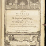 1798 History of Winchester 1ed Norman England Illustrated Cathedral Milner 2v
