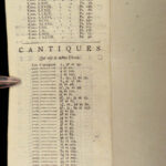 1796 DUTCH Walloon Dordrecht BIBLE + Songs Hymns MUSIC Catechism Netherlands