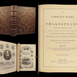 1855 EXQUISITE William Shakespeare Illustrated Halliwell Knight Art COMEDY