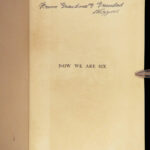 1927 Winnie the Pooh 1ed MILNE Now We Are Six Children’s Classic Shepard ART