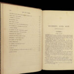1848 Charles Dickens 1ed Dombey & Son English Literature Illustrated Phiz ART