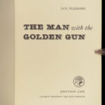 1965 JAMES BOND 1st ed Man with the Golden Gun Ian Fleming Pistol NOVEL 007