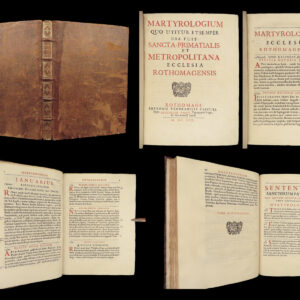 1670 RARE Martyrology of Rothomagi Rouen France Catholic Mass Prayers Martyrs