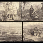 1880 BEAUTIFUL Israel 1ed Illustrated Bible HOLY LAND Palestine Jerusalem Maps