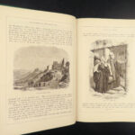1880 BEAUTIFUL Israel 1ed Illustrated Bible HOLY LAND Palestine Jerusalem Maps