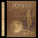 1884 Atala by Chateaubriand Gustave DORÉ Art Illustrated Native American Indians