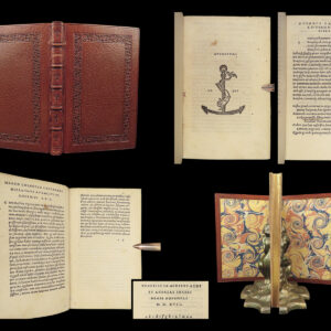 1517 Ausonius Epigrams Aldus Manutius ALDINE PRESS Latin Poetry Venice Humanism