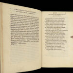 1517 Ausonius Epigrams Aldus Manutius ALDINE PRESS Latin Poetry Venice Humanism