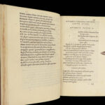 1517 Ausonius Epigrams Aldus Manutius ALDINE PRESS Latin Poetry Venice Humanism