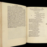 1517 Ausonius Epigrams Aldus Manutius ALDINE PRESS Latin Poetry Venice Humanism