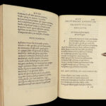 1517 Ausonius Epigrams Aldus Manutius ALDINE PRESS Latin Poetry Venice Humanism