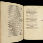 1517 Ausonius Epigrams Aldus Manutius ALDINE PRESS Latin Poetry Venice Humanism