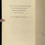 1517 Ausonius Epigrams Aldus Manutius ALDINE PRESS Latin Poetry Venice Humanism