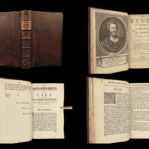 1670 lives of john donne 1ed wotton hooker & herbert english rare isaak walton