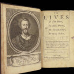 1670 Lives of John Donne 1ed Wotton Hooker & Herbert English RARE Isaak Walton